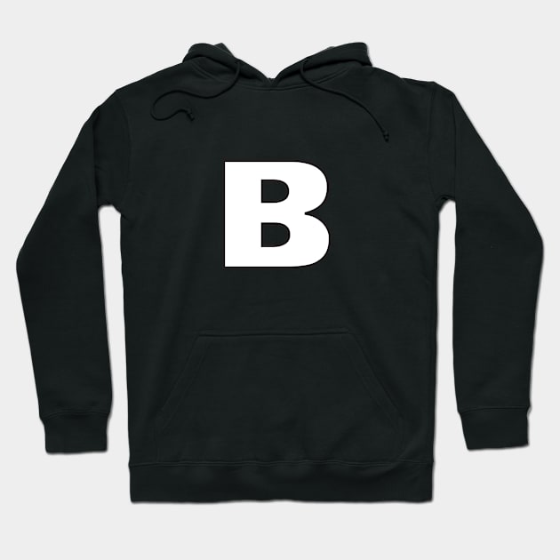 Letter B Hoodie by mn9